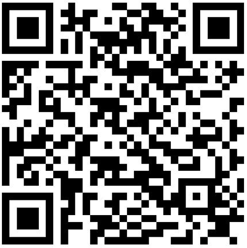 A QR code composed of black and white squares.